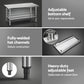 1524x762mm Stainless Steel Kitchen Bench 430