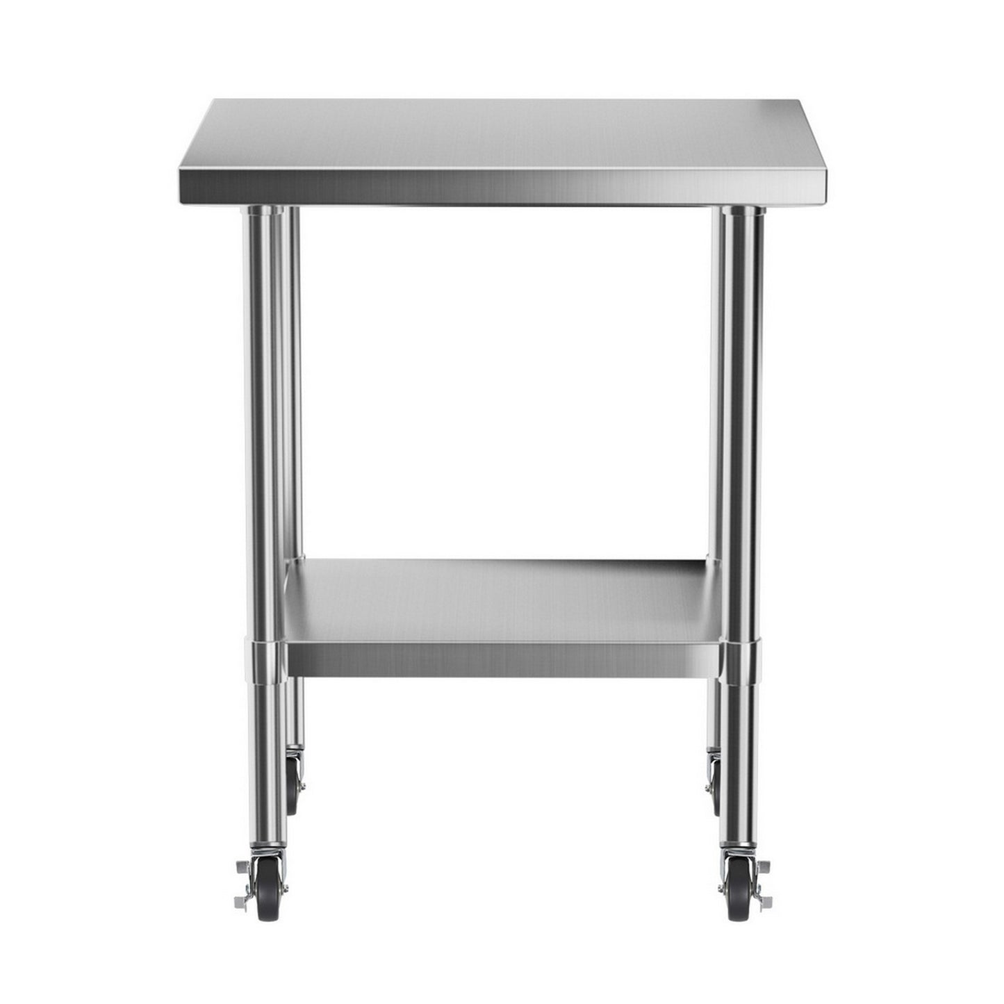 Stainless Steel Kitchen Bench w/ Splashback 760x610MM 430