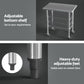 Stainless Steel Kitchen Benches Work Bench Wheels 91X61CM 430