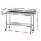 Stainless Steel Kitchen Bench w/ Splashback 1500x600MM 430
