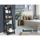 Artiss Bookshelf Corner Shelf 5 Tiers - Zane Coffee