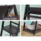 Artiss Bookshelf Corner Shelf 5 Tiers - Zane Coffee