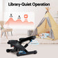 Everfit Mini Stepper with Resistance Rope Aerobic for Exercise Compact Home Workout Black