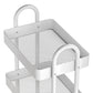 Storage Trolley Kitchen Cart 4 Tiers - White
