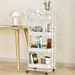 Storage Trolley Kitchen Cart 4 Tiers - White