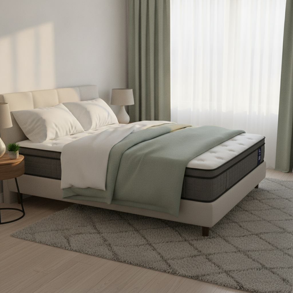 Lennox 30cm Mattress 2 5-Zone Ergonomic Pocket Spring Breathable Corrugated Sponge Medium Firm - Single