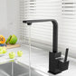 Kitchen Mixer Tap Mixer Square Sink Faucet Basin Laundry Black