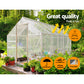 5x6m Tarp Camping Tarps Poly Tarpaulin Heavy Duty Cover 135gsm Clear