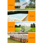 5x6m Tarp Camping Tarps Poly Tarpaulin Heavy Duty Cover 135gsm Clear