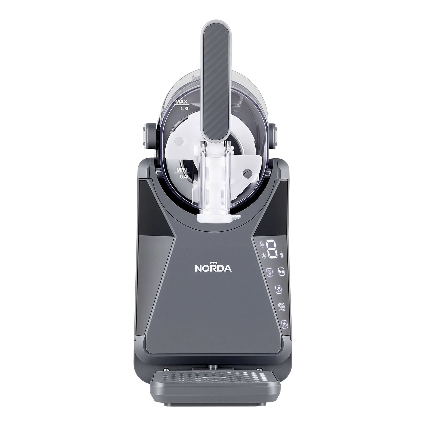 NORDA 1.3L Slushie Machine Frozen Drink Maker Slushy Ice Cream Maker No Ice Compressor Touchscreen for Home BBQ Party