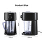 NORDA 1.1L Slushie Machine Shaved Ice Maker 3 Texture Levels Black