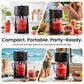 NORDA 1.1L Slushie Machine Shaved Ice Maker 3 Texture Levels Black