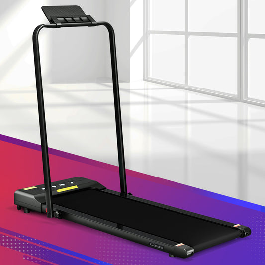 Treadmill Electric Walking Pad Under Desk Home Gym Fitness 380mm - Black