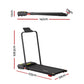 Everfit Treadmill Electric Walking Pad Incline Under Desk 380mm Black
