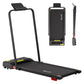 Everfit Treadmill Electric Walking Pad Incline Under Desk 380mm Black