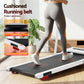 Everfit Treadmill Electric Walking Pad Incline Under Desk 380mm White