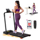 Everfit 3 in1 Treadmill Electric Walking Pad with Incline Foldable for Home Gym Black
