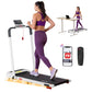 Everfit 3 in 1 Treadmill Electric Walking Pad with Incline Foldable for Home Gym White