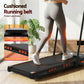 Everfit 3 in 1 Treadmill Electric Walking Pad Auto Incline Foldable for Home Gym Black