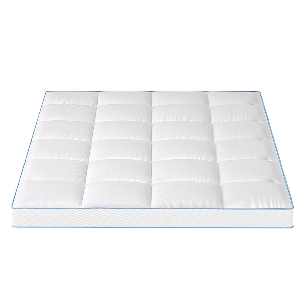Double Giselle Bedding 1500GSM Bamboo Pillowtop Mattress Topper 10cm Thick Pad