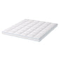 King Giselle Bedding 1500GSM Bamboo Pillowtop Mattress Topper 10cm Thick Pad
