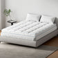 Queen Giselle Bedding 1500GSM Bamboo Pillowtop Mattress Topper 10cm