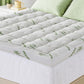 King Giselle Bedding 1500GSM Pillowtop Mattress Topper Bamboo Mattress Pad