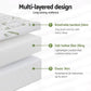 Queen Giselle Bedding 1500GSM Pillowtop Mattress Topper Bamboo Mattress Pad