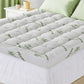 Queen Giselle Bedding 1500GSM Pillowtop Mattress Topper Bamboo Mattress Pad