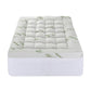 Single Giselle Bedding 1500GSM Pillowtop Mattress Topper Bamboo Mattress Pad