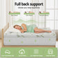 Single Giselle Bedding 1500GSM Pillowtop Mattress Topper Bamboo Mattress Pad
