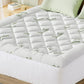 King Giselle Bedding 5cm Pillowtop Mattress Topper 1000GSM Thick Soft Bamboo Cooling Pad
