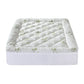 Queen Giselle Bedding 5cm Pillowtop Mattress Topper 1000GSM Thick Soft Bamboo Cooling Pad