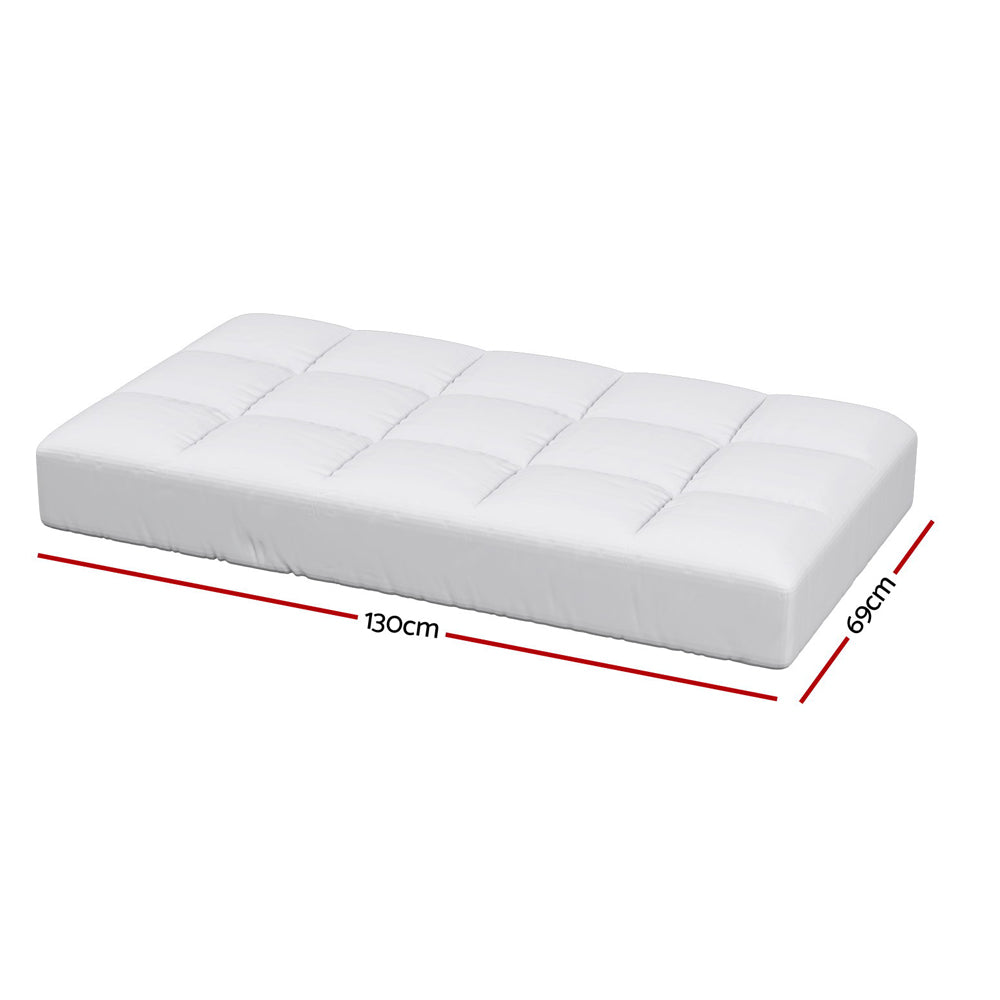 Cot Pillowtop Baby Mattress Topper 750GSM Bamboo Cooling Pad
