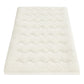 King Single Giselle Bedding Pillowtop Mattress Topper 5cm Reversible Cooling & Soft Coral Fleece Pad