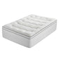 Double Giselle Bedding Mattress Topper 5cm Coral Fleece