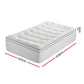 King Single Giselle Bedding Mattress Topper 5cm Coral Fleece