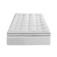 King Single Giselle Bedding Mattress Topper 5cm Coral Fleece