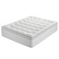 Queen Giselle Bedding Mattress Topper 5cm Coral Fleece
