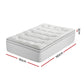Single Giselle Bedding Mattress Topper 5cm Coral Fleece