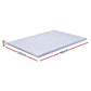Double Giselle Bedding Natural Latex Mattress Topper, 7-Zone Pressure Relief Bed Pad