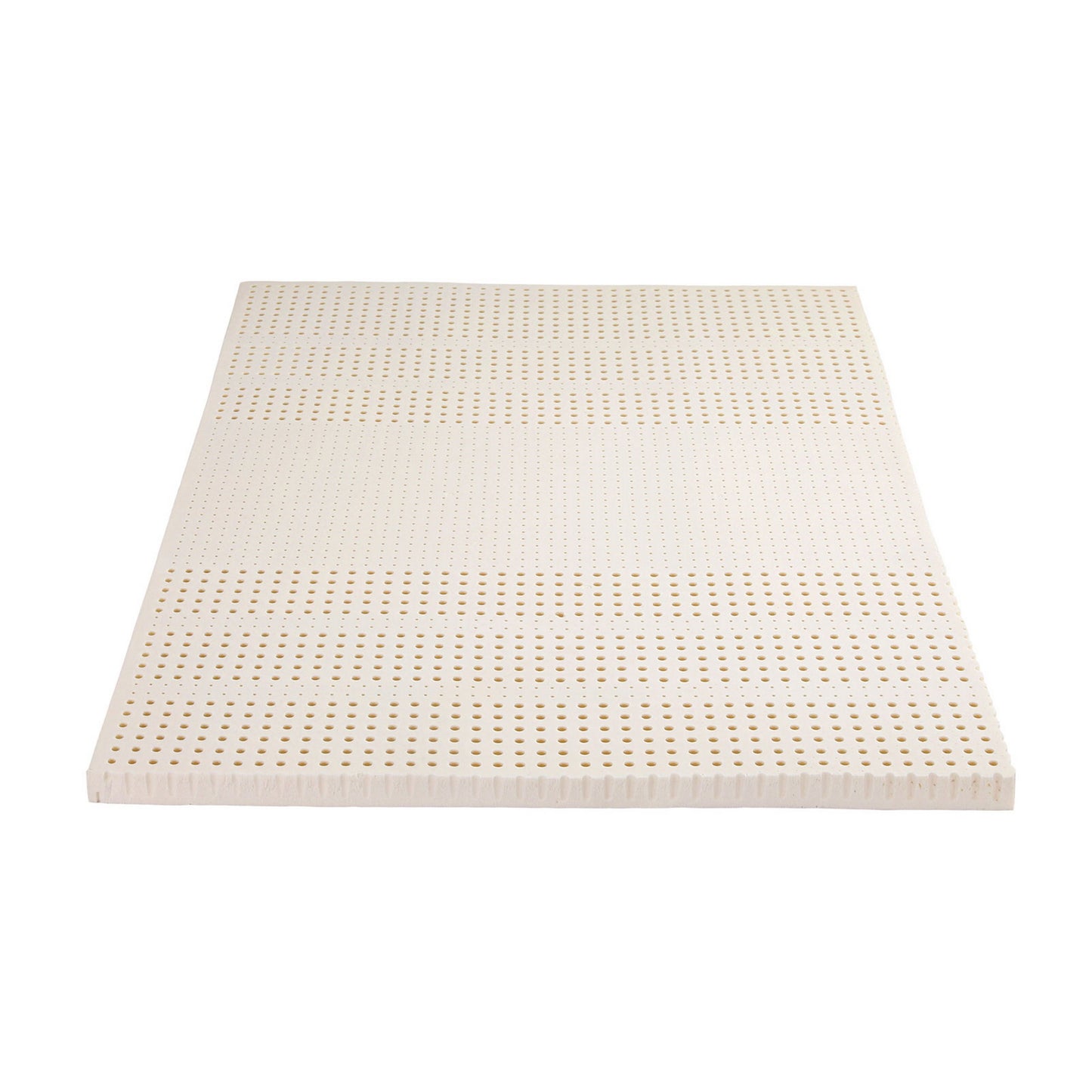 Double Giselle Bedding Natural Latex Mattress Topper, 7-Zone Pressure Relief Bed Pad