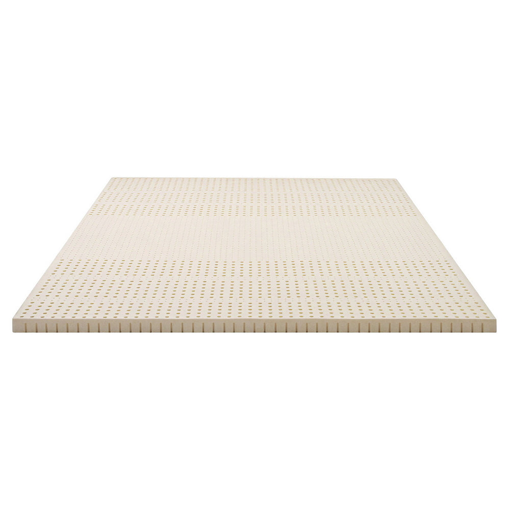 King Giselle Bedding Latex Mattress Topper, 5cm Thick Cooling Bed Pad