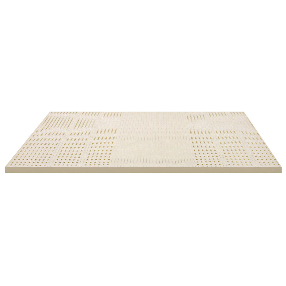 King Giselle Bedding Latex Mattress Topper, 5cm Thick Cooling Bed Pad