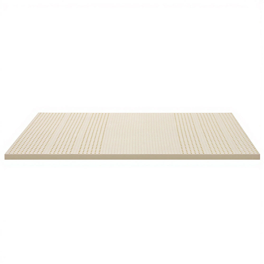 King Single Giselle Bedding Latex Mattress Topper, 5cm Thick Cooling Bed Pad