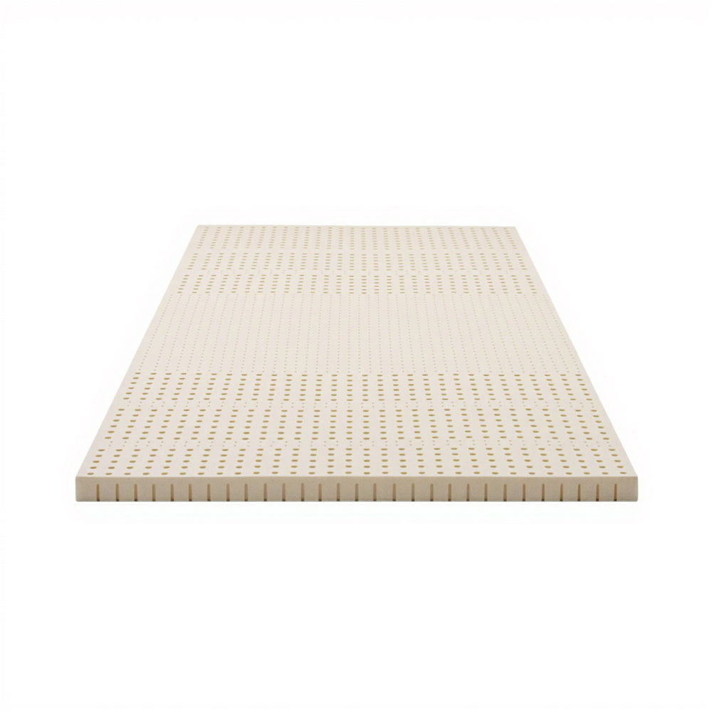 Single Giselle Bedding Latex Mattress Topper, 5cm Thick Cooling Bed Pad