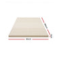 Single Giselle Bedding Latex Mattress Topper, 5cm Thick Cooling Bed Pad