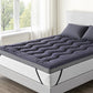 Double Giselle Bedding 5cm Pillowtop Topper Bamboo Polyester Blend Fibre Pad 500GSM
