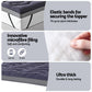 King Giselle Bedding 5cm Pillowtop Topper Bamboo Polyester Blend Fibre Pad 500GSM