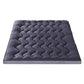 Queen Giselle Bedding 5cm Pillowtop Topper Bamboo Polyester Blend Fibre Pad 500GSM